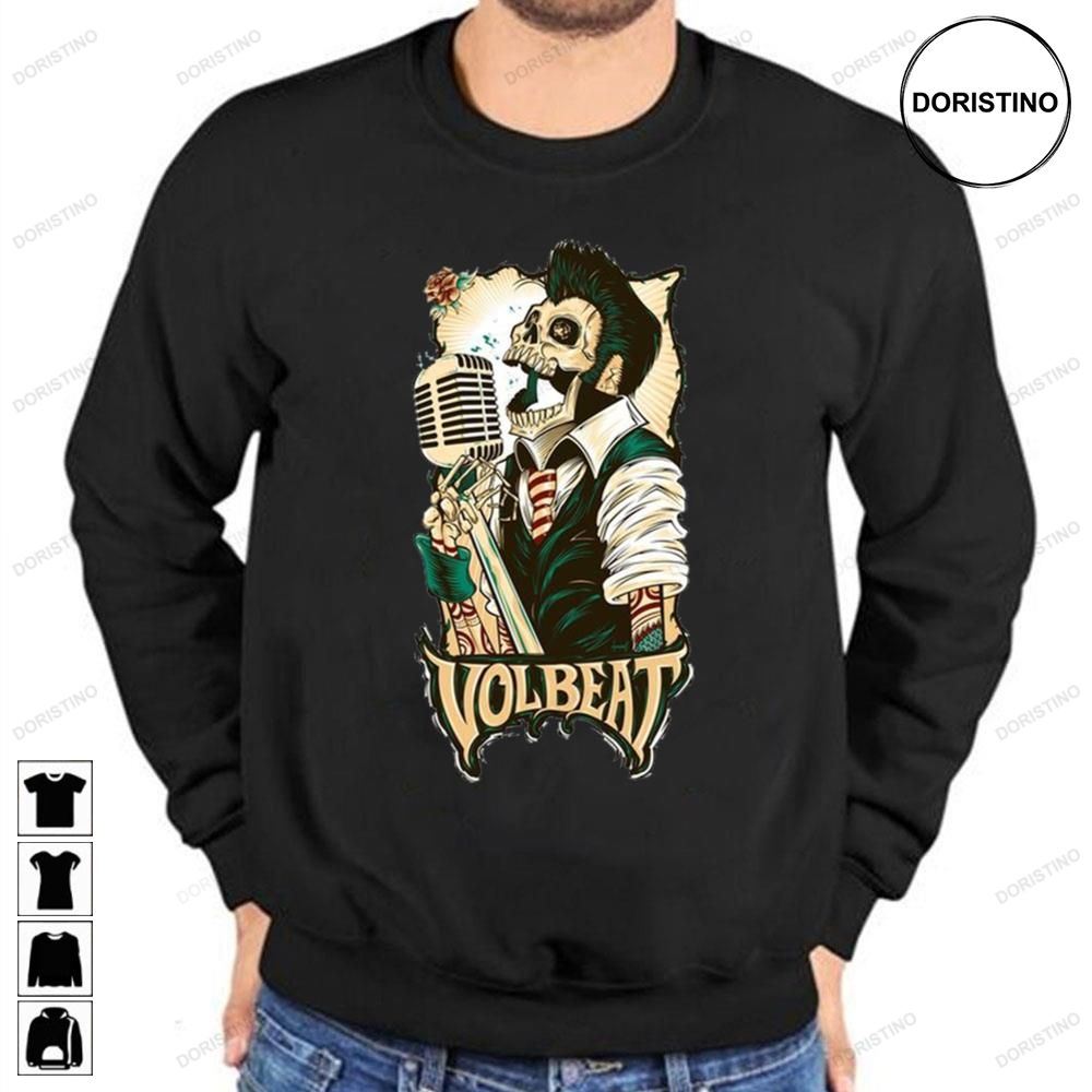 Volbeat Skull Singer Art Awesome Shirts