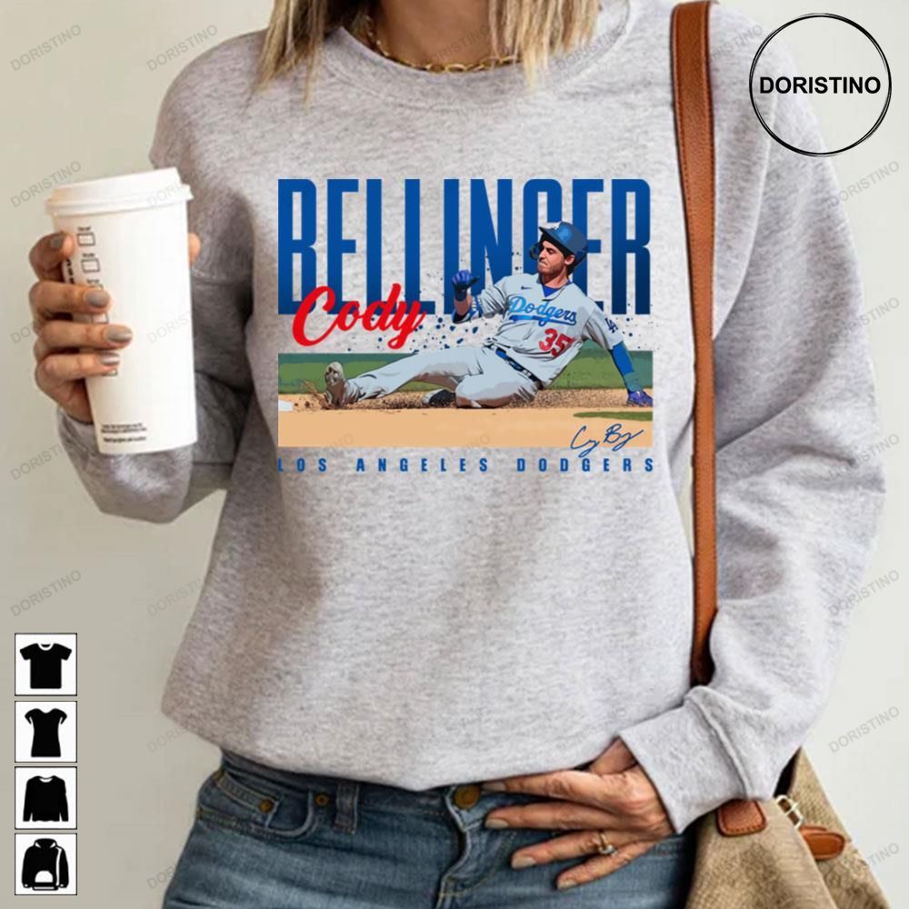 Wallpaper Cody Bellinger Los Angeles Dodgers Art Baseball Awesome Shirts