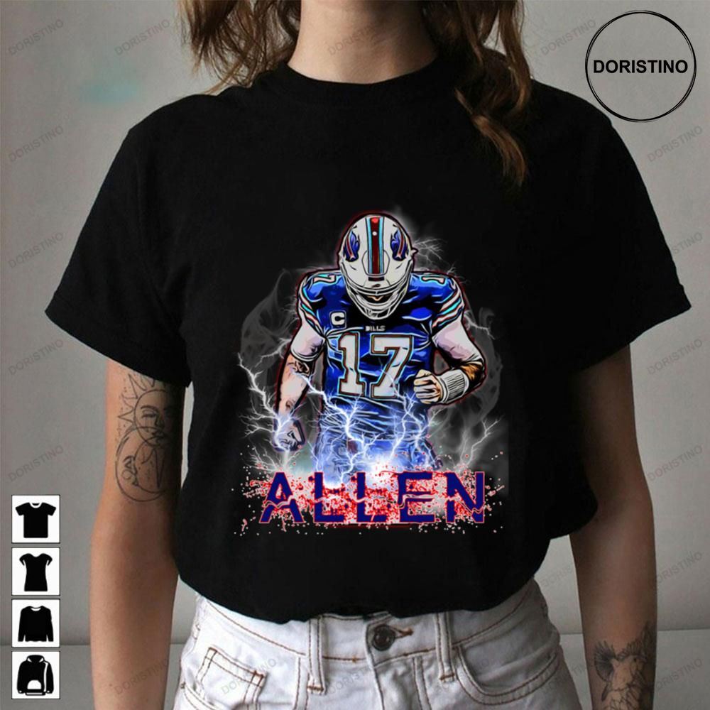 Vintage Josh Allen Shirt Bootleg Retro 90's Fans Hoodie Gift Josh