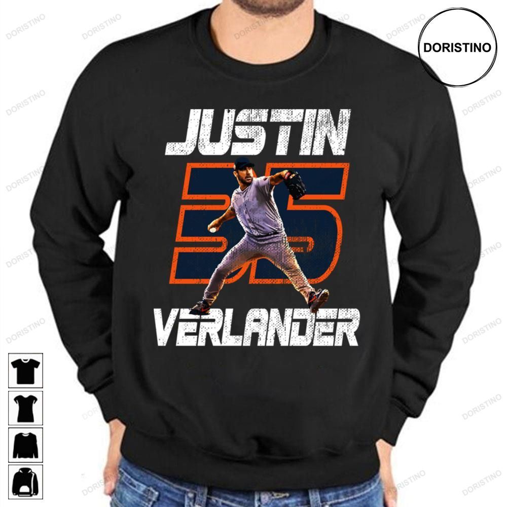 Wallpaper Of Justin Verlander Graphic Colorful Art Baseball Awesome Shirts