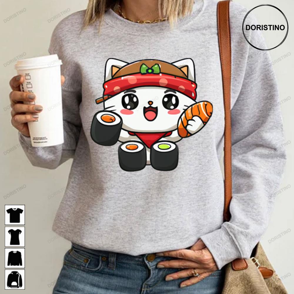 Who Want Sushi Kawaii Cat Limited Edition T-shirts