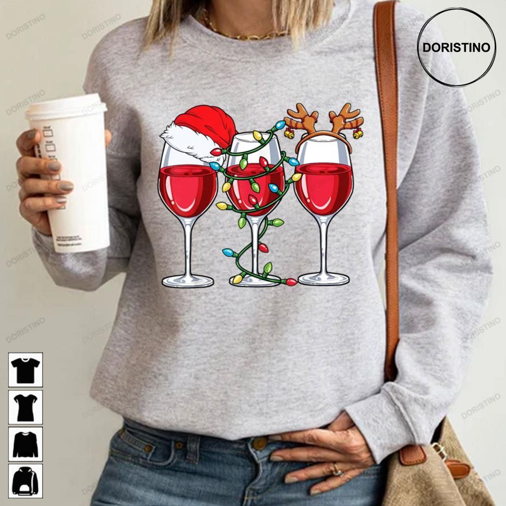 Wine Thankgiving Merry Christmas Limited Edition T-shirts