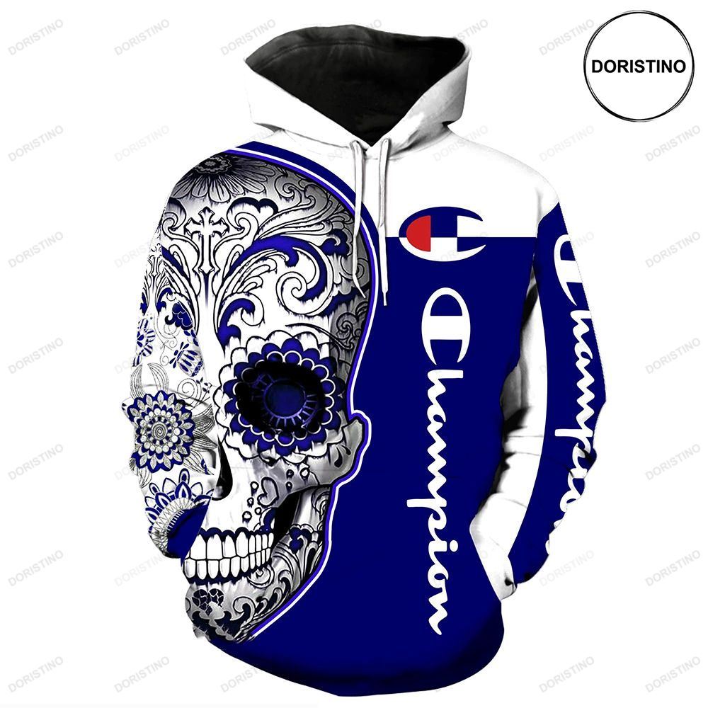 Champion Sugal Skull Awesome 3D Hoodie