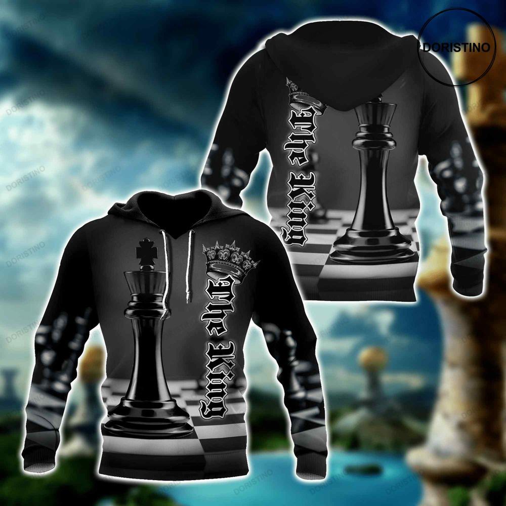 Chess Lovers Black King Limited Edition 3d Hoodie