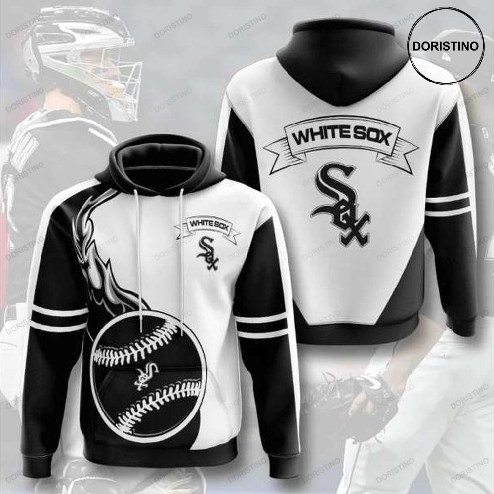Chicago White Sox Black And White Limited Edition 3d Hoodie