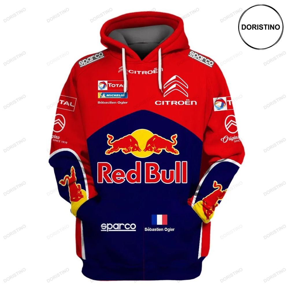 Citroen Red Bull Racing Sébastien Ogier Driver Sportcar F1 Team -1 All Over Print Hoodie