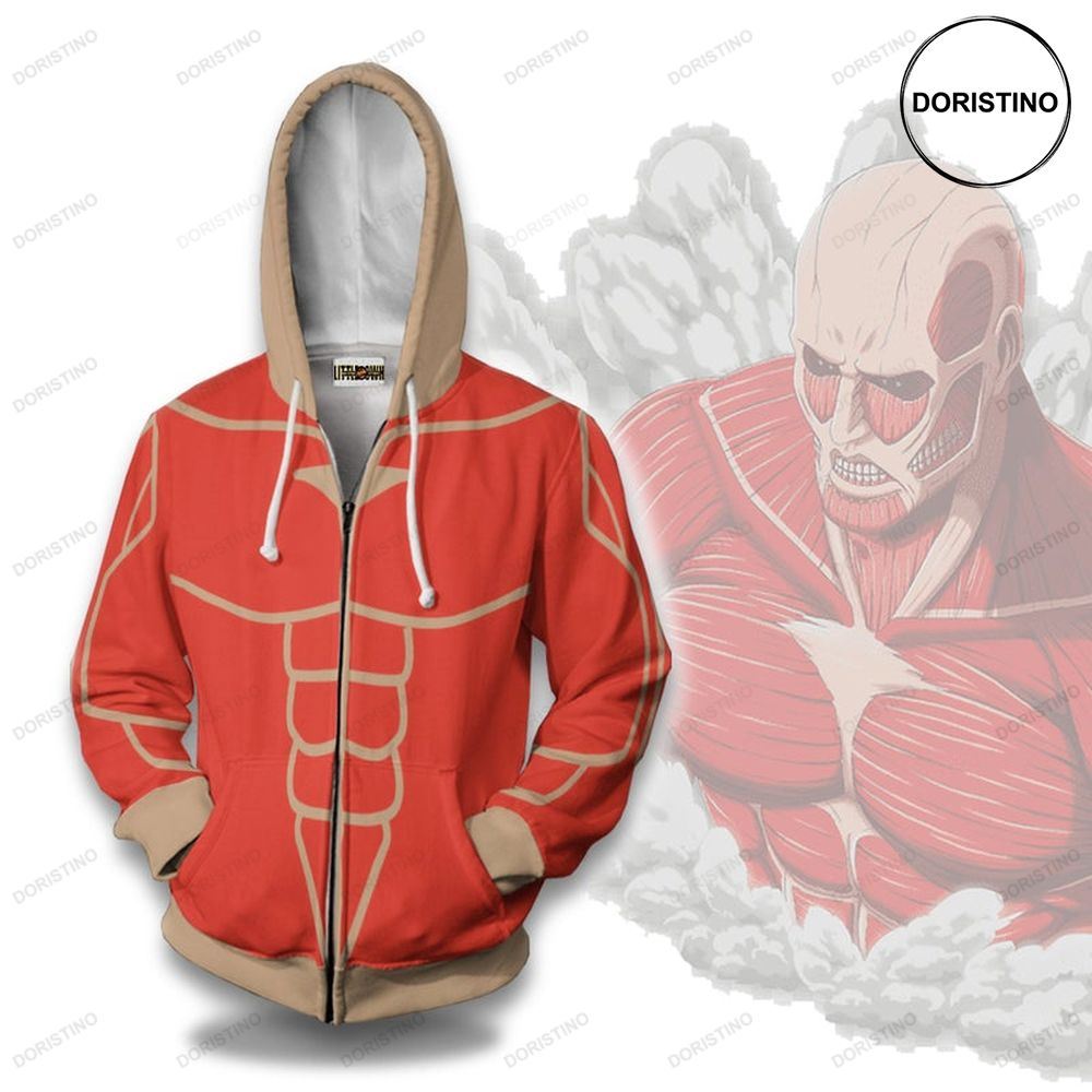 Colossal Titan Attack On Titan Anime Casual Cosplay All Over Print Hoodie