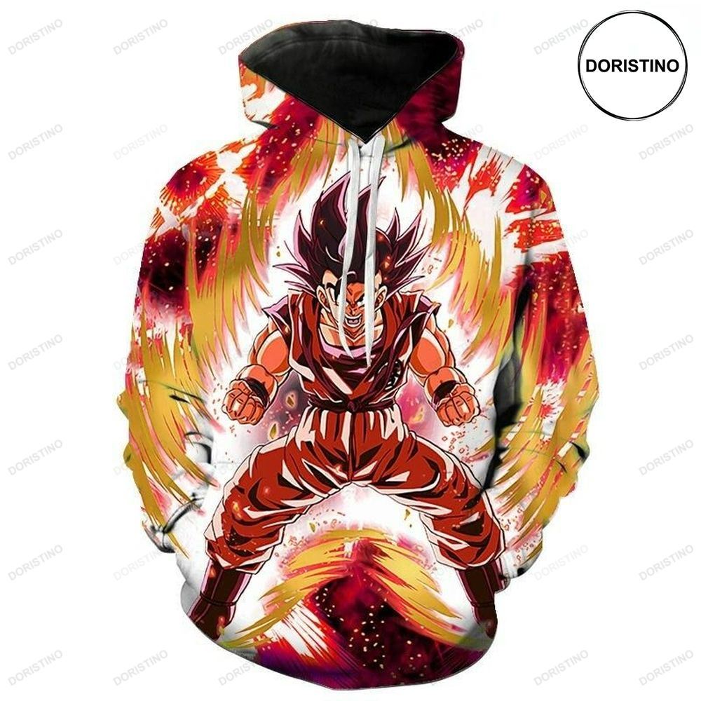 Comic Cartoon Goku Awesome 3D Hoodie