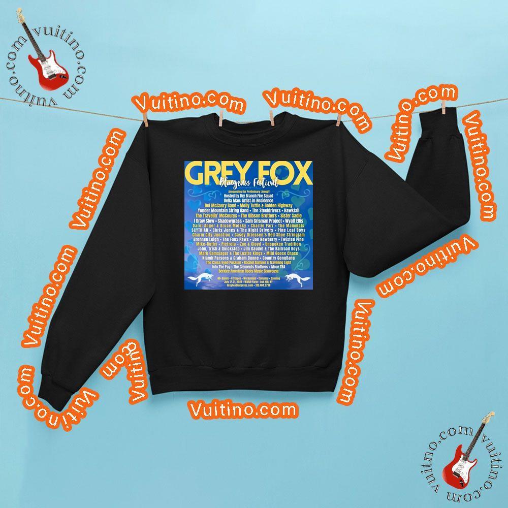 Grey Fox Bluegrass Festival 2024 Dates Shirt