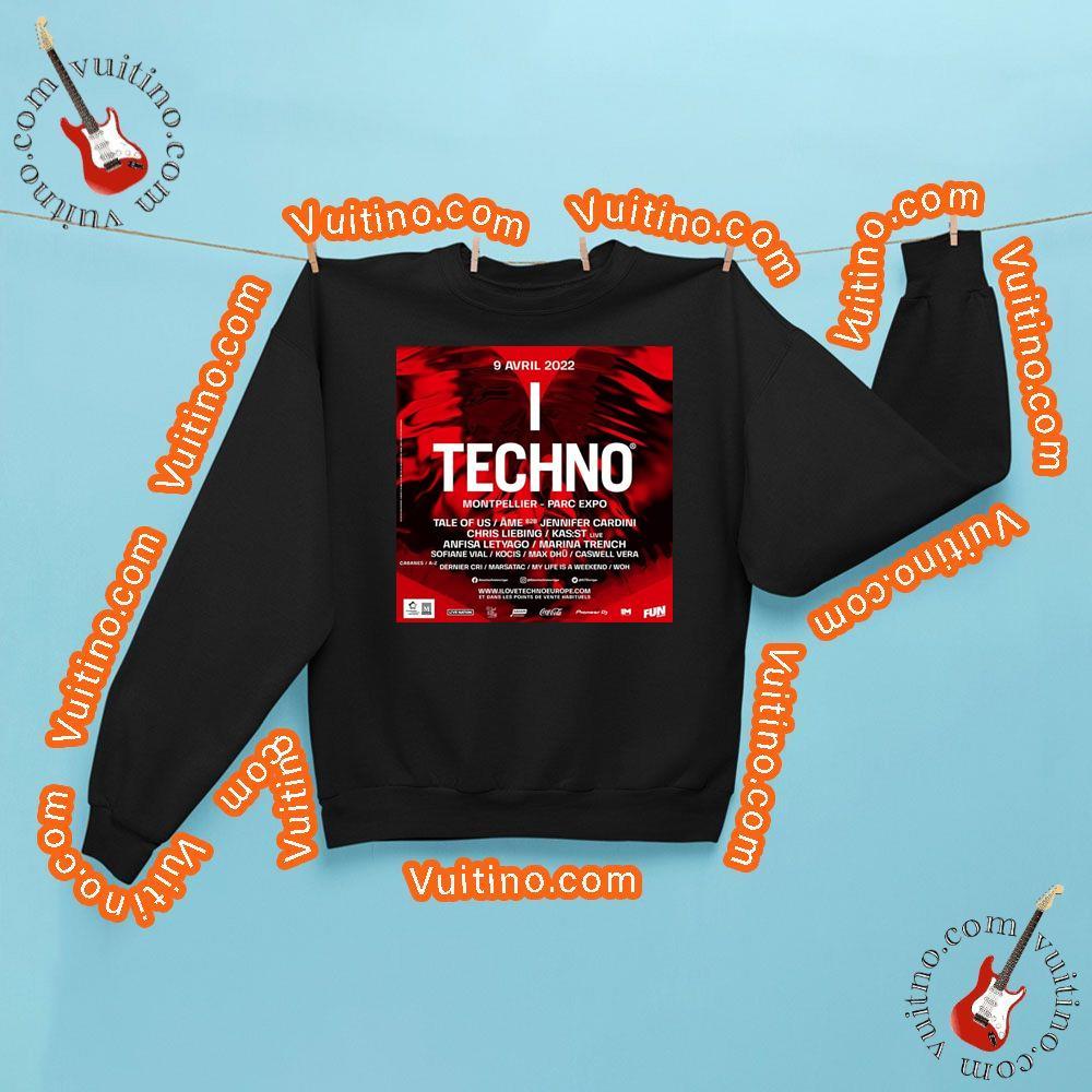 I Love Techno Europe 2024 Dates Shirt