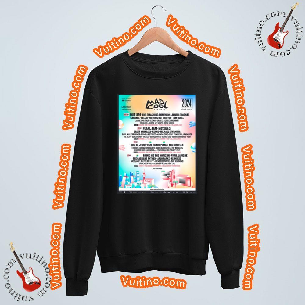 Mad Cool Festival 2024 Dates Shirt