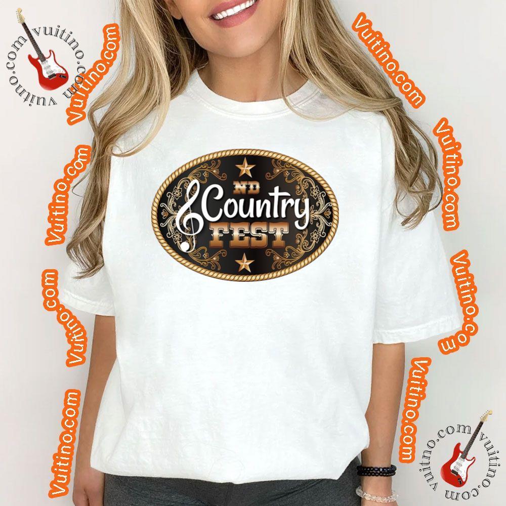 Nd Country Fest 2024 Logo Shirt