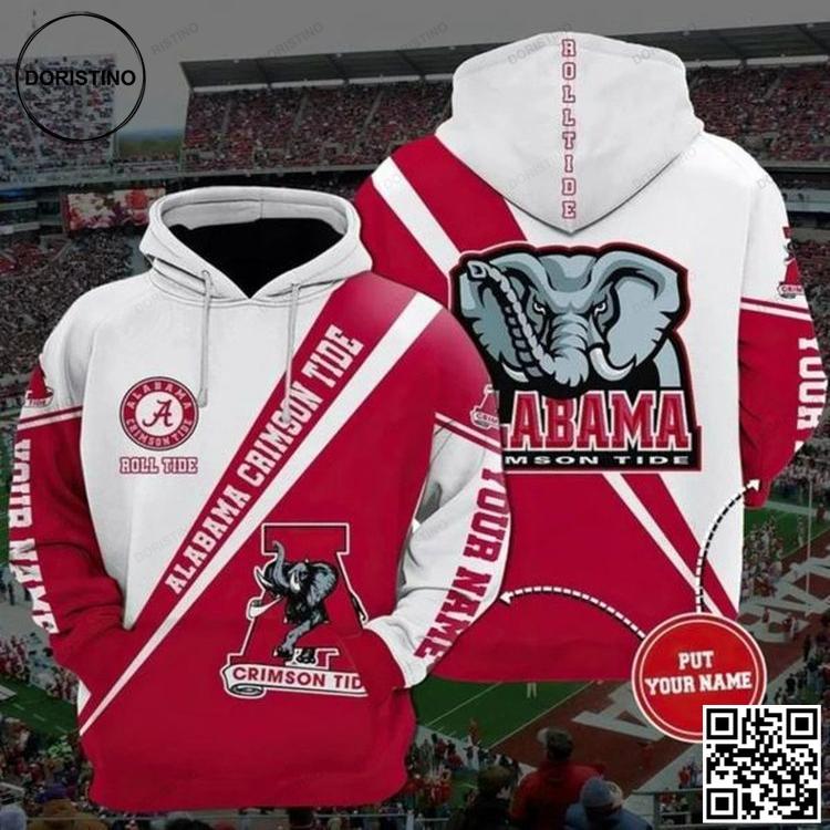 Alabama Crimson Tide 11 Nfl Gift For Fan Personalized 3d Bomber Jacket Awesome 3D Hoodie