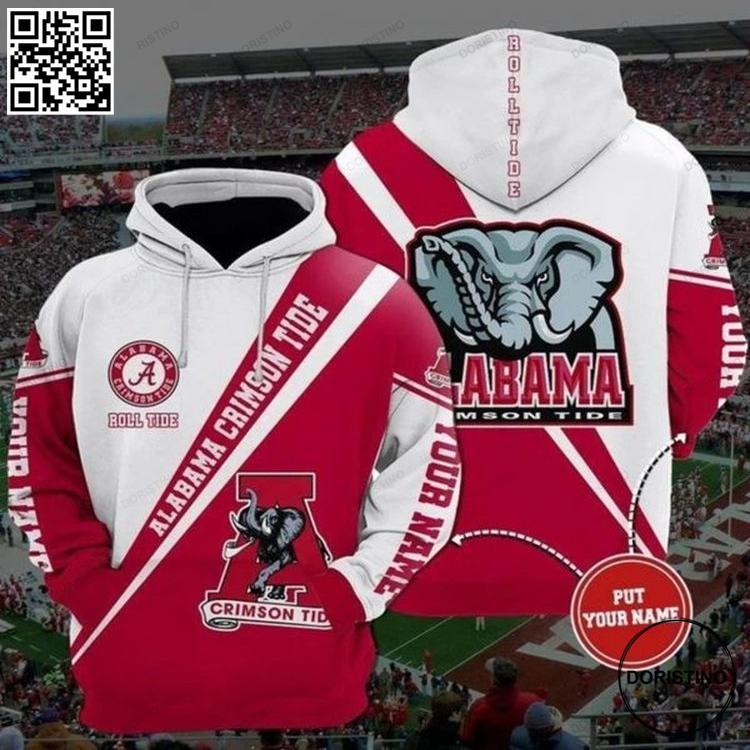 Alabama Crimson Tide 24 Nfl Gift For Fan Bomber Jacket All Over Print Hoodie