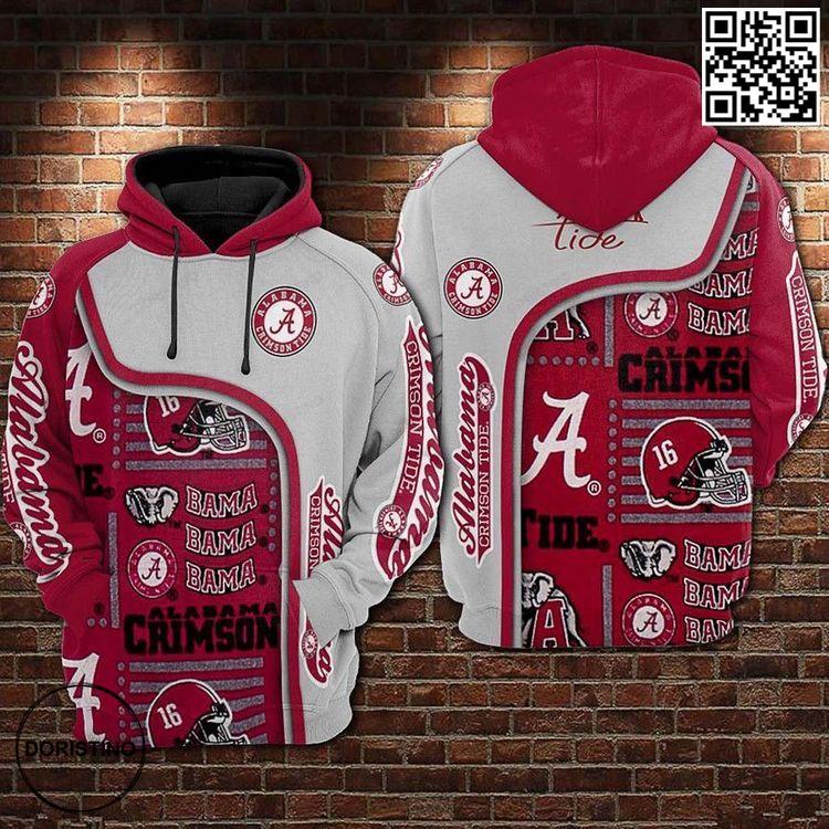 Alabama Crimson Tide Alabama Crimson Tide Gifs Awesome 3D Hoodie