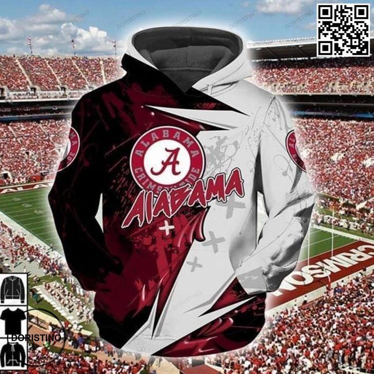 Alabama Crimson Tide For Football Lover 3d Printed Awesome 3D Hoodie
