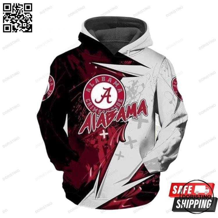 Alabama Crimson Tide For Football Lover And Pered Custom Bud Light Graphic Awesome 3D Hoodie