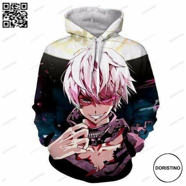 Alfalfa Kaneki Tokyo Ghoul 3d Limited Edition 3D Hoodie