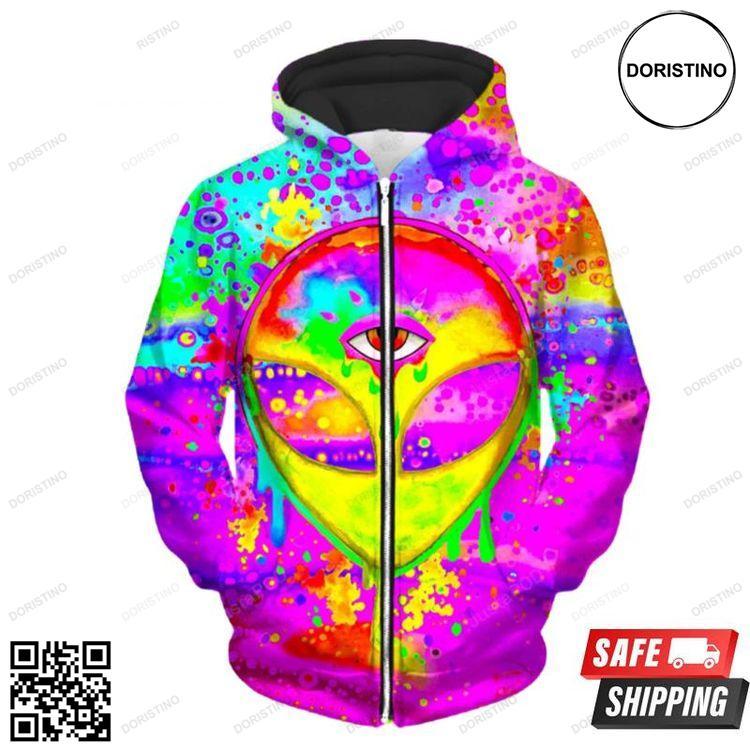 Alien Melt Yellow Up Limited Edition 3D Hoodie