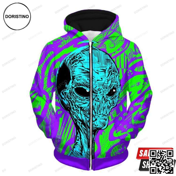 Alien Up Awesome 3D Hoodie