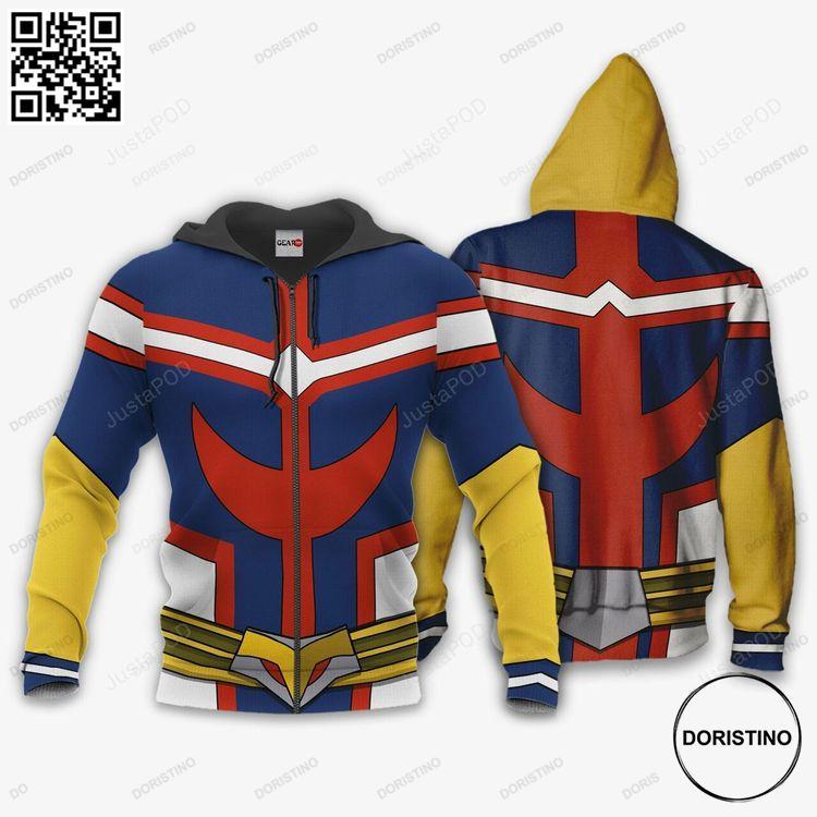 All Might My Hero Academia Anime 3d Awesome 3D Hoodie