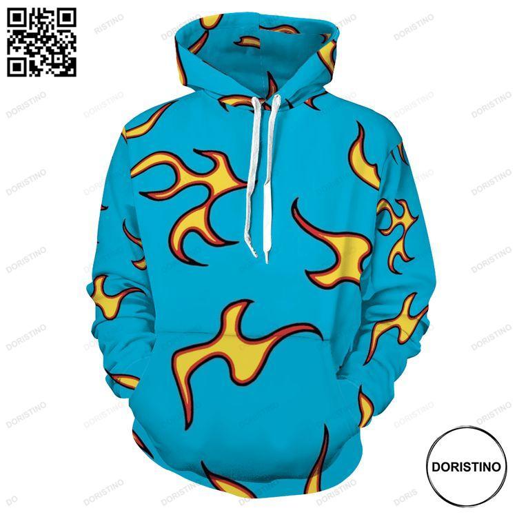All Over Flog Gnaw Pattern Print Limited Edition 3D Hoodie