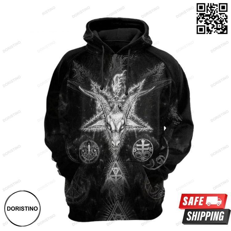 All Over Satanic Limited Edition 3D Hoodie