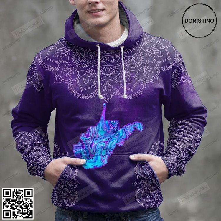Amazing West Virginia State 3d Awesome 3D Hoodie
