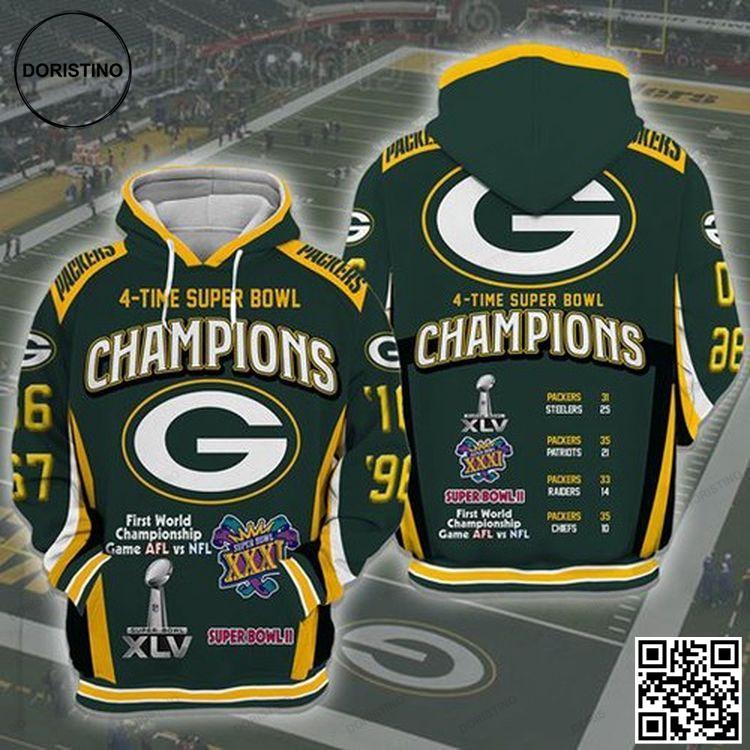 Amazon Sports Team Green Bay Packers Nfl Awesome 3D Hoodie