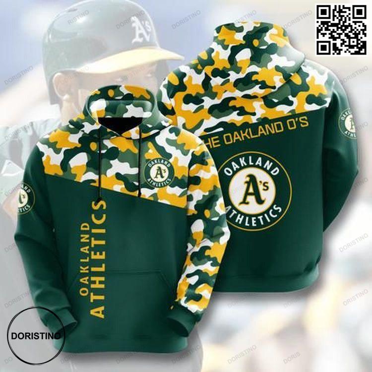 Amazon Sports Team Oakland Athletics No504 Size S To 5xl Awesome 3D Hoodie