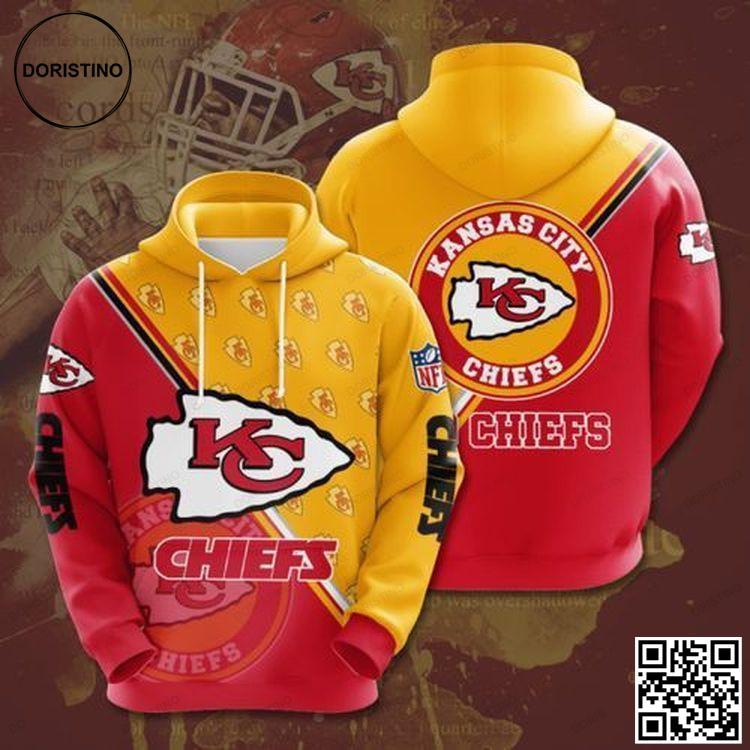 Amazon Sports Team Official Nfl Kansas City Chiefs No987 Awesome 3D Hoodie