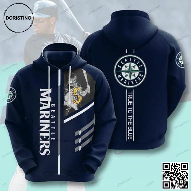 Amazon Sports Team Seattle Mariners No517 Size S To 5xl All Over Print Hoodie