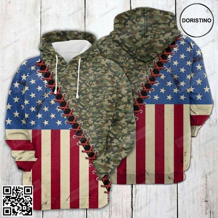 American Camo 3d Awesome 3D Hoodie