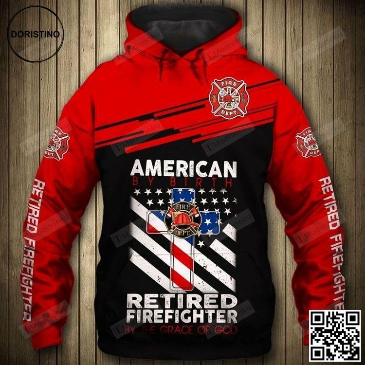 American Firefighter For Unisex 3d All Over Print Hoodie