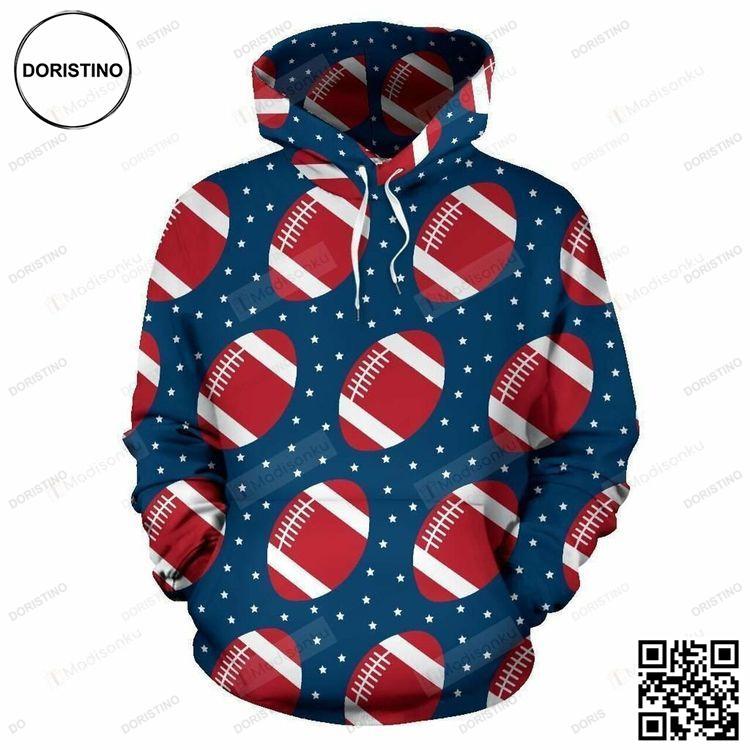 American Football Rugby Ball For Unisex 3d All Over Print Hoodie
