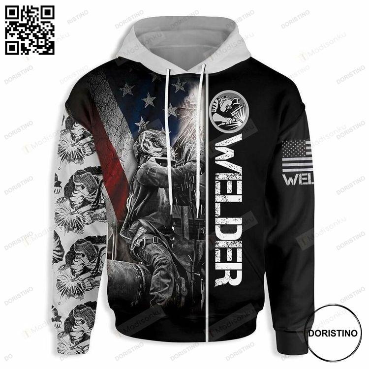 American Welder 3d Awesome 3D Hoodie