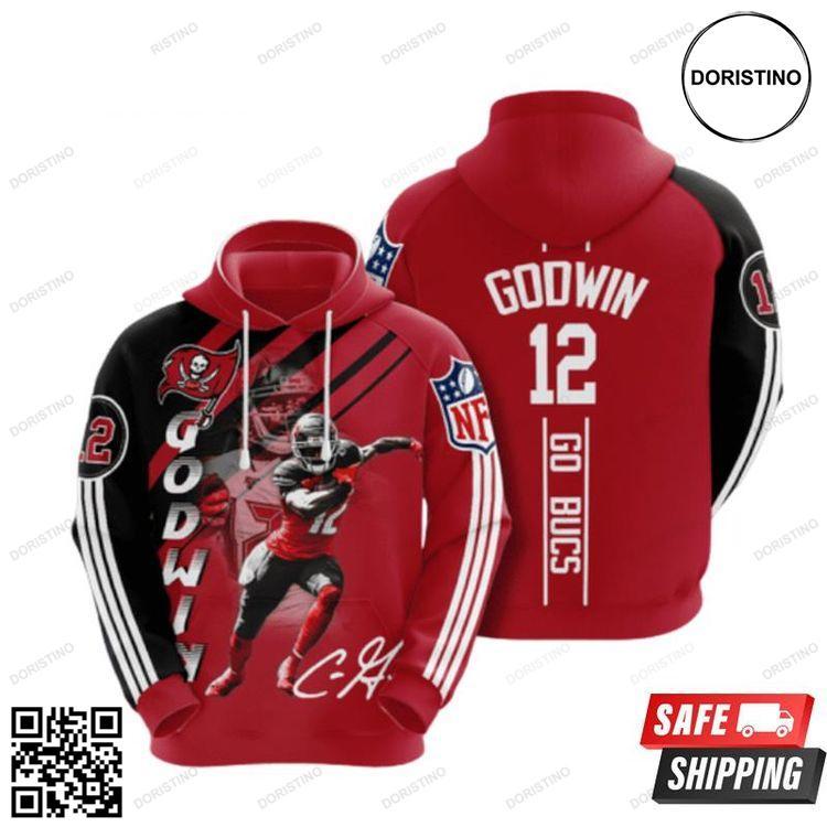 Ampa Bay Buccaneers Chris Godwin All Over Print Hoodie