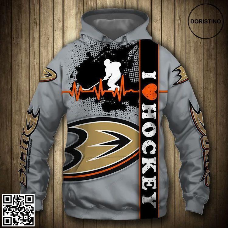 Anaheim Ducks 3d Limited Edition 3D Hoodie