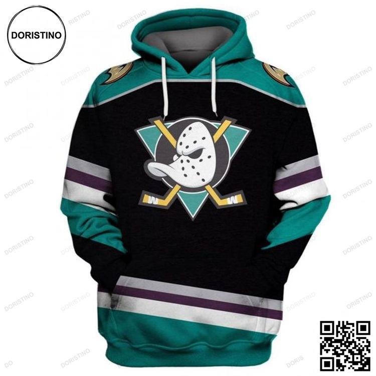 Anaheim Ducks Branded Team All Over Print Hoodie
