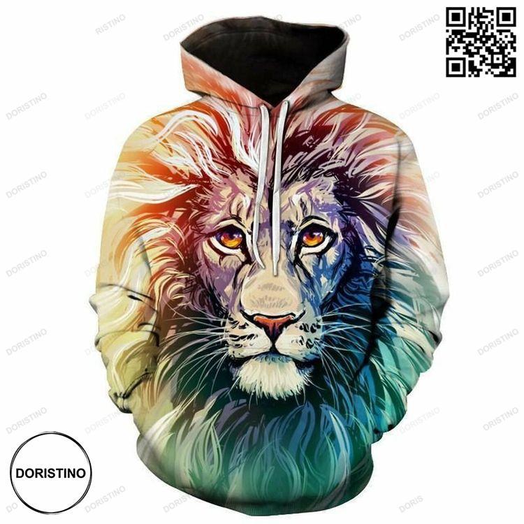 Ancient Colorful Lion 3d Sweater Up To 5xl Limited Edition 3D Hoodie