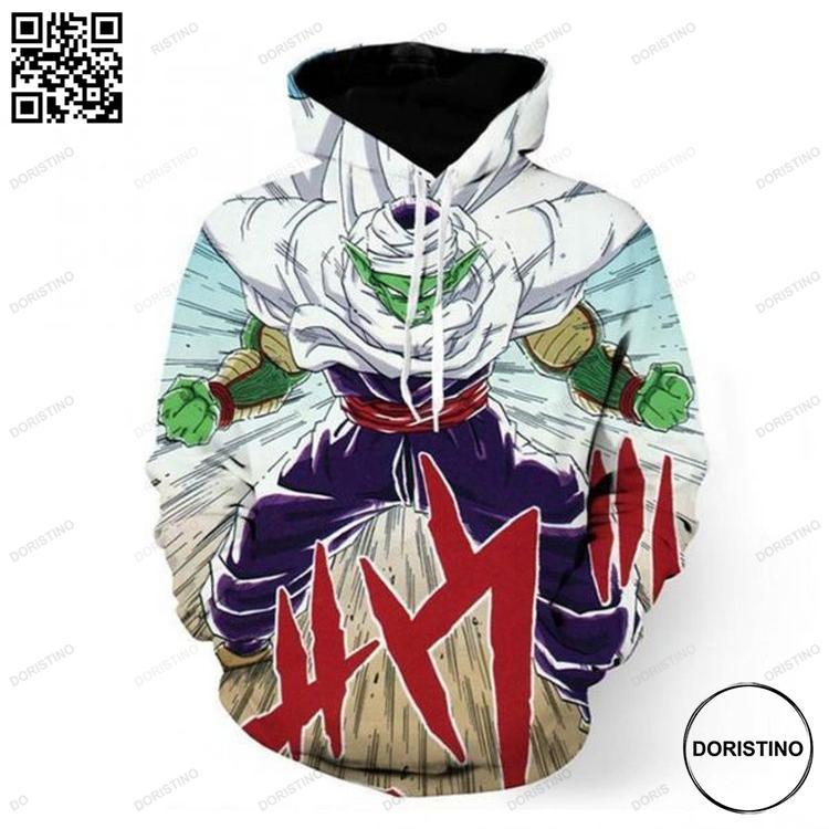 Angry King Piccolo Cape Dragon Ball Z Awesome 3D Hoodie