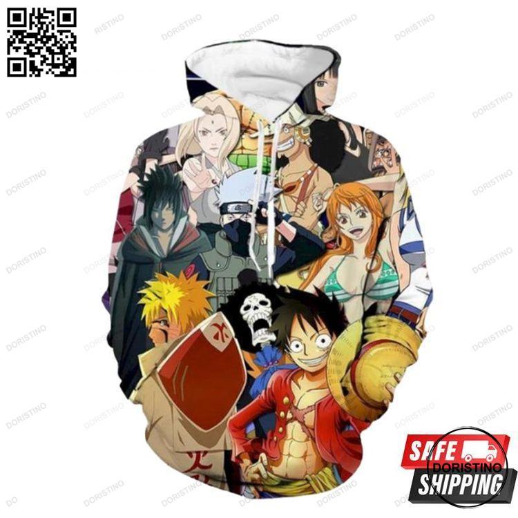 Anime All Characters Awesome 3D Hoodie