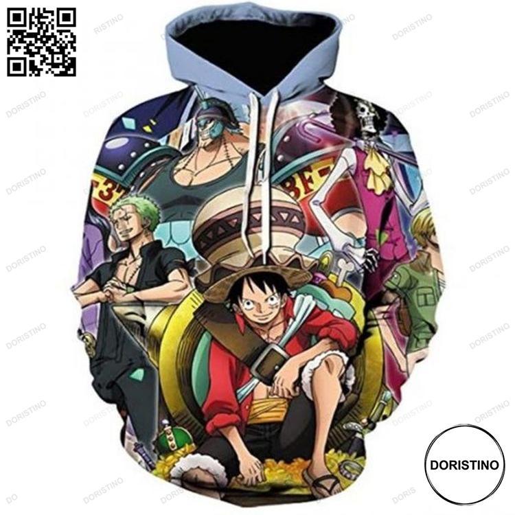 Anime One Piece 3d Printed All Over Print Hoodie
