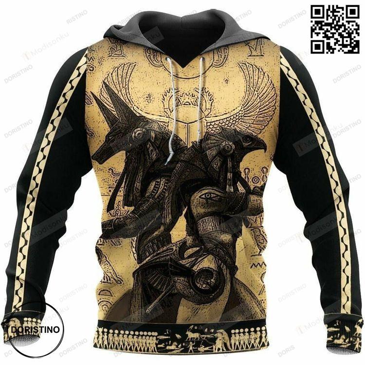 Anubis Ancient Egypt 3d All Over Print Hoodie