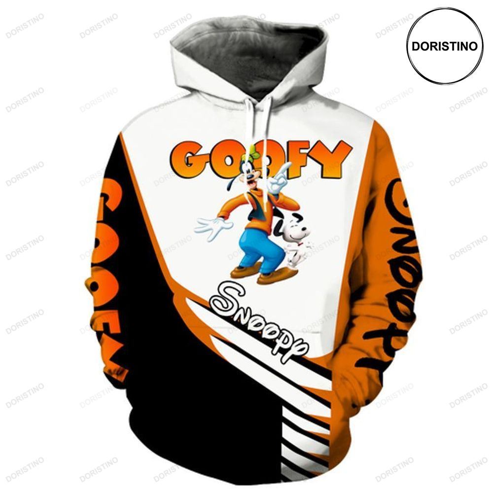 Goofy And Snoopy V2 Awesome 3D Hoodie