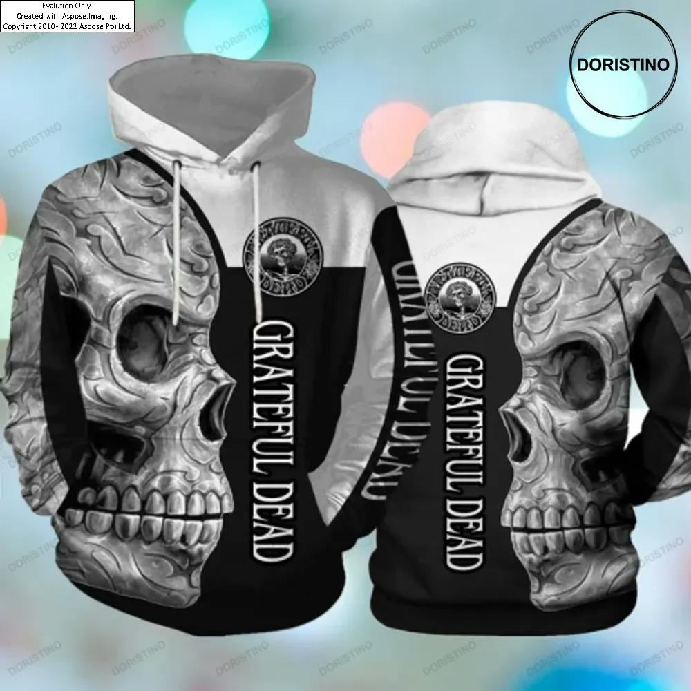 Grateful Dead Rock Band Skull Art Awesome 3D Hoodie
