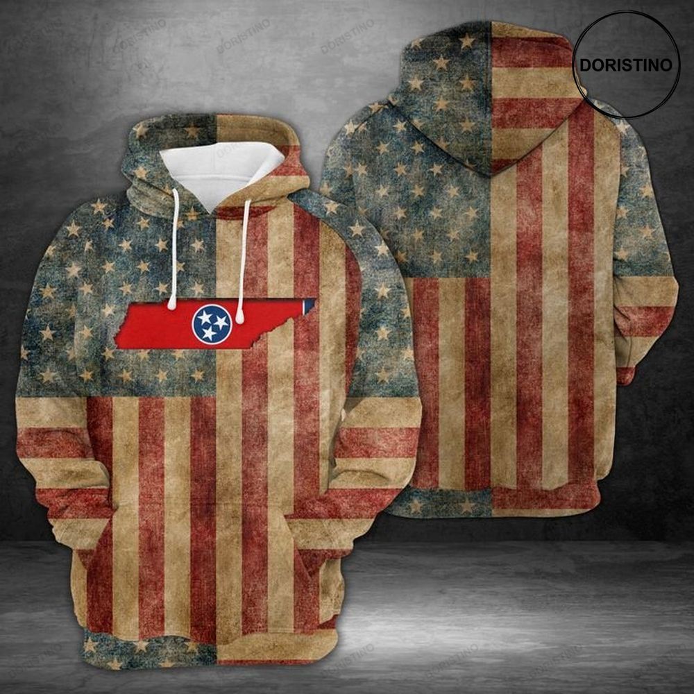 Great Tennessee Inside American All Over Print Hoodie