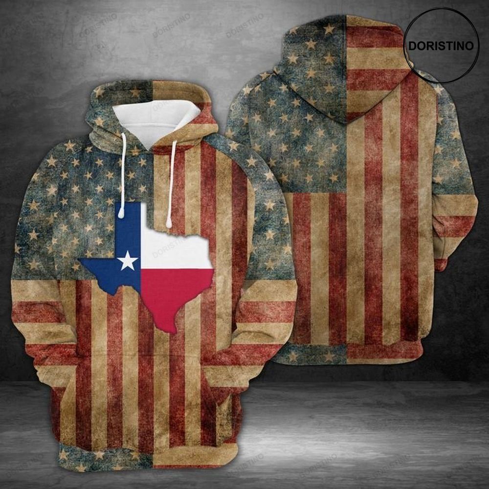 Great Texas Inside American Limited Edition 3d Hoodie