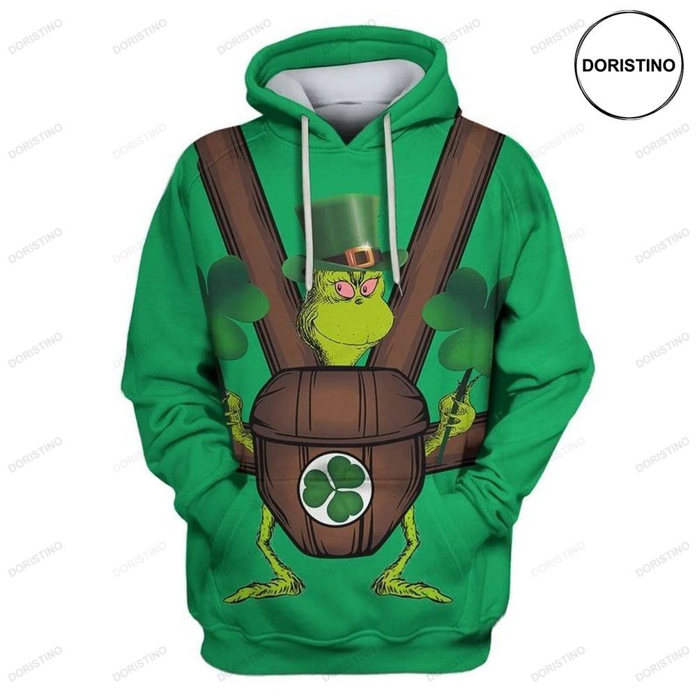Grinch Saint Patricks Day Limited Edition 3d Hoodie