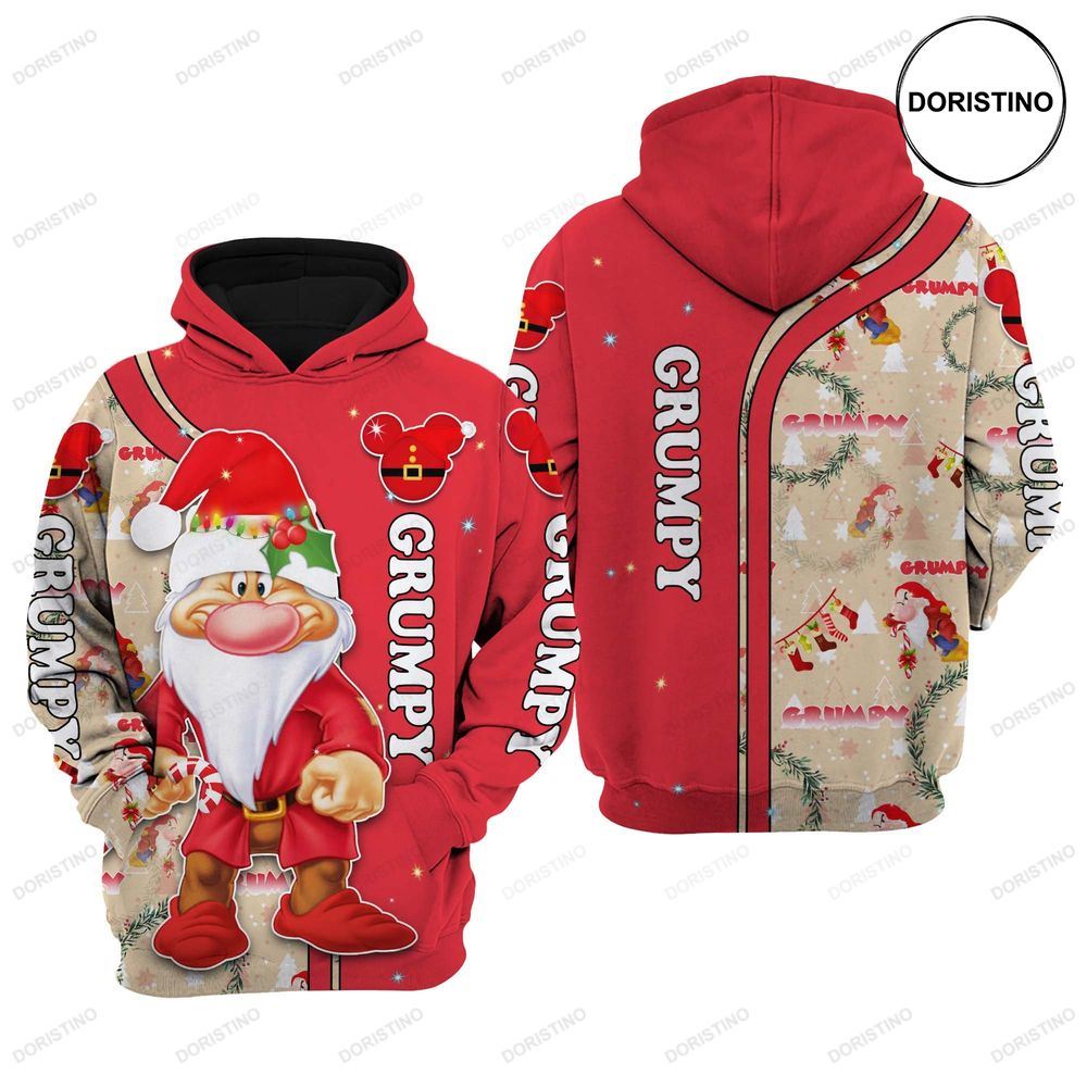 Grumpy Red Christmas Limited Edition 3d Hoodie